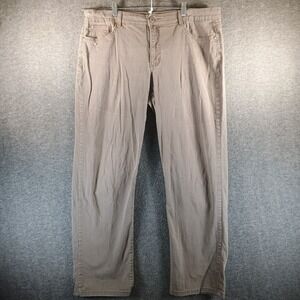 Bandolino Jeans Women 16 Caroline Missy Taupe Brown Slim Straight Leg Stretch‎